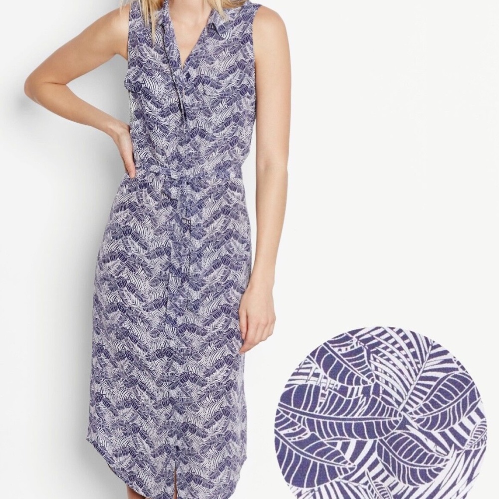 EQUIPMENT FEMME - TEGAN 100% SILK  DRESS